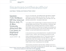 Tablet Screenshot of lisamasontheauthor.com